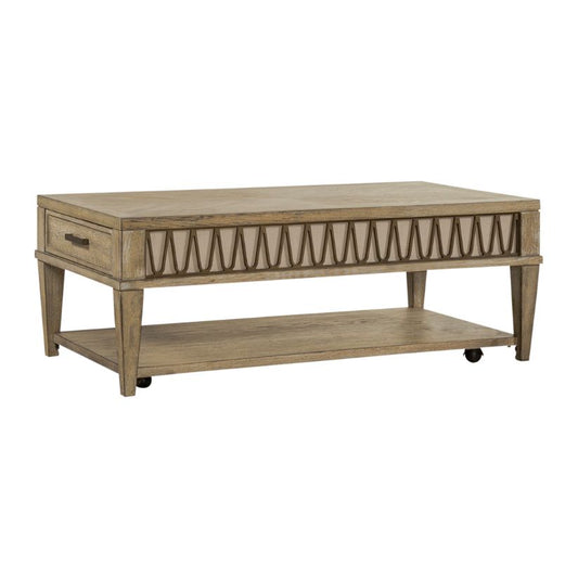 Devonshire - Drawer Cocktail Table - Weathered Sandstone