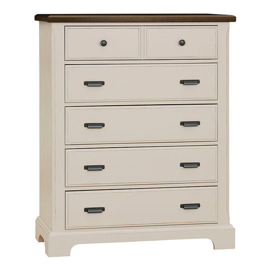 Lancaster County - 5 Drawer Chest - Two Tone Finish