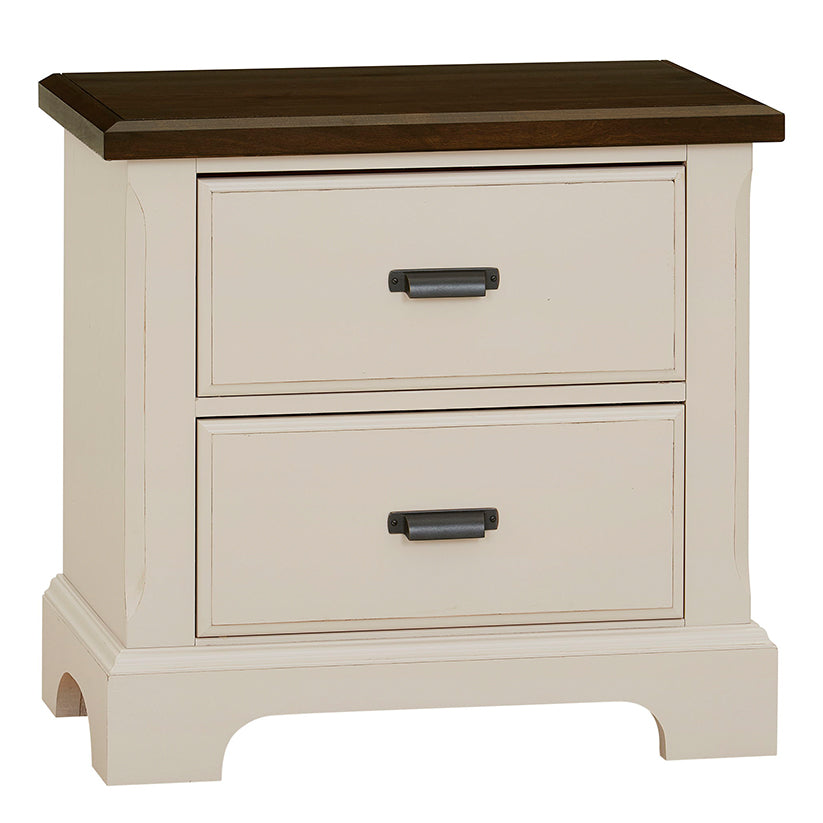 Lancaster County - 2 Drawer Nightstand - Two Tone Finish