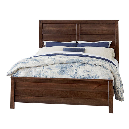 Lancaster County - Casual Queen Bed - Dark Brown