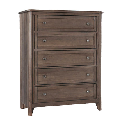 Woodbridge - Chest - 5 Drawer - Dark Cashmere