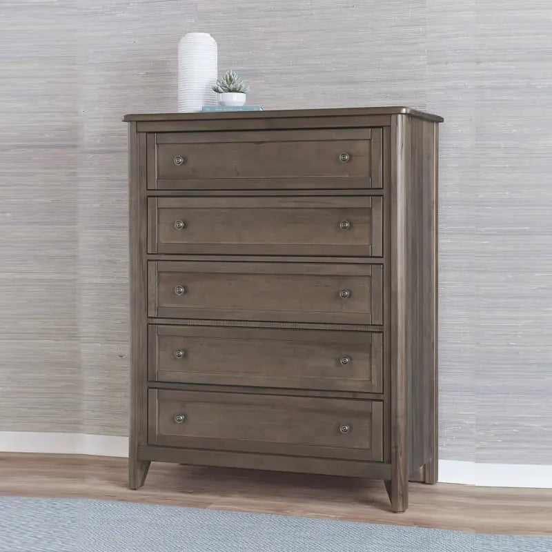 Woodbridge - Chest - 5 Drawer - Dark Cashmere