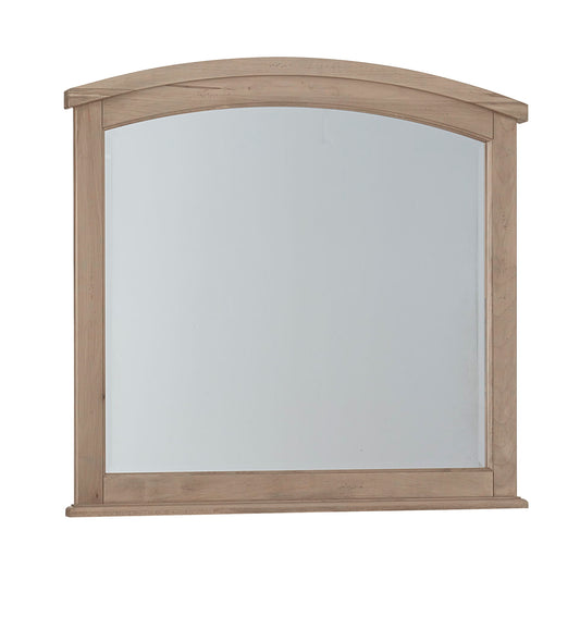 Woodbridge - Arched Mirror With Beveled Glass - Shadow Grey