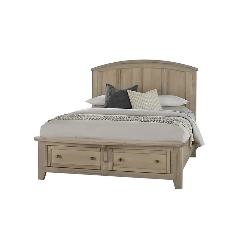 Woodbridge - Queen Arch Storage Bed - Shadow Grey