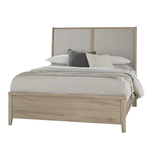 Woodbridge - King Upholstered Bed With Grey Fabric - Shadow Grey