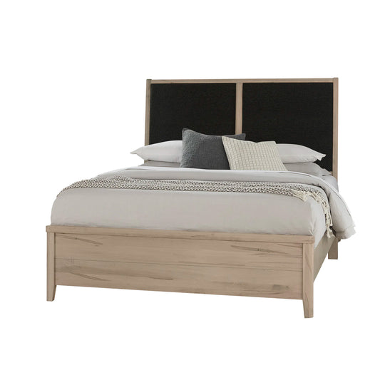 Woodbridge - California King Upholstered Bed With Black Fabric - Shadow Gray