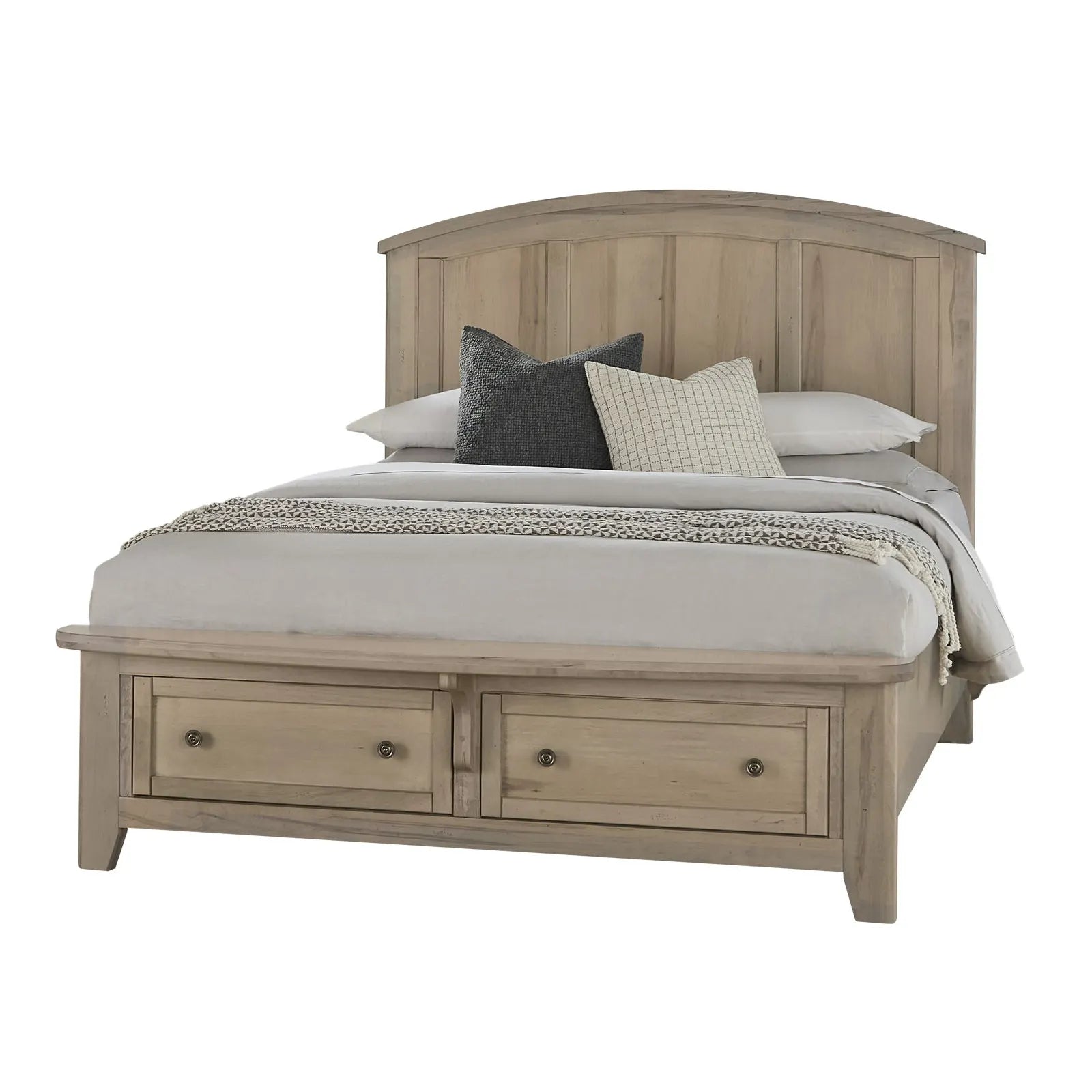 Woodbridge - King Arch Storage Bed - Shadow Grey