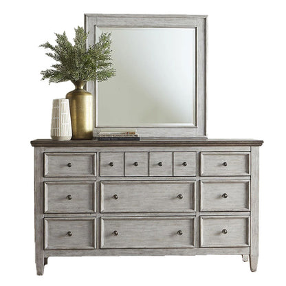 Heartland - Dresser & Mirror - White