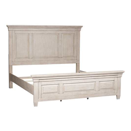 Heartland - King Panel Bed - White