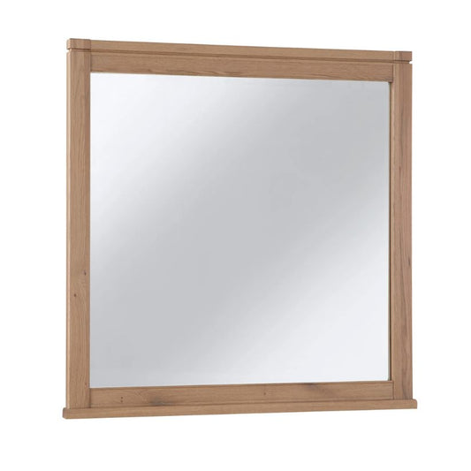 Tide & Timber - Landscape Mirror With Beveled Glass - Clear Oak