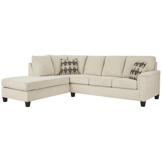 Abinger - Natural - Left Arm Facing Chaise With Sleeper Sectional