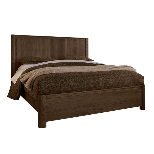 Lodge & Loft - King Radius Poster Bed - Dark Oak