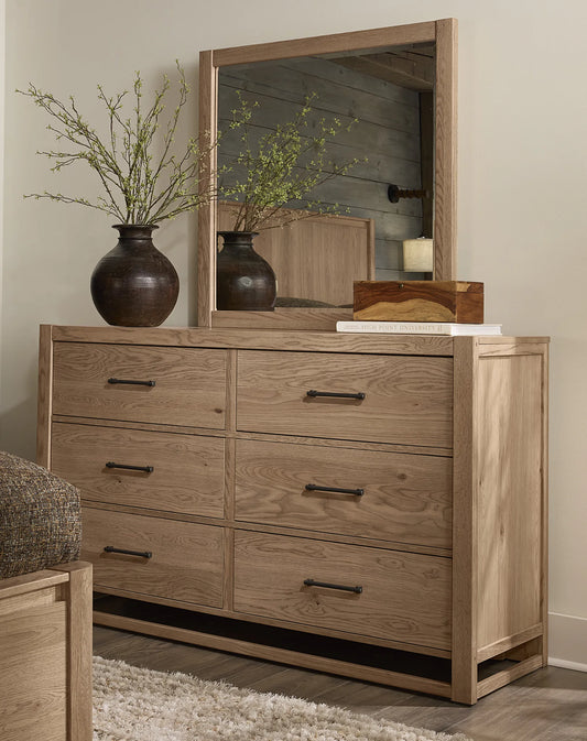 Lodge & Loft - 6 Drawer Dresser - Blond Oak