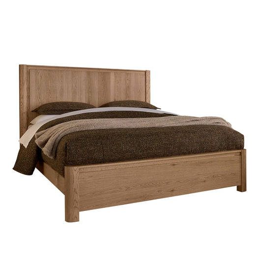 Lodge & Loft - Queen Radius Poster Bed - Blond Oak