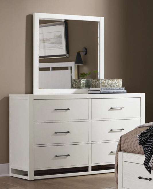 Lodge & Loft - 6 Drawer Dresser - Soft White