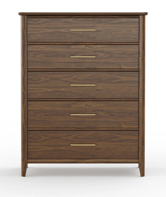 Nordhaven - 5 Drawer Chest - Nordic Walnut