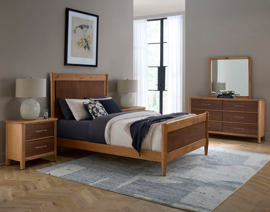Nordhaven - Queen Poster Bed - Two-Tone