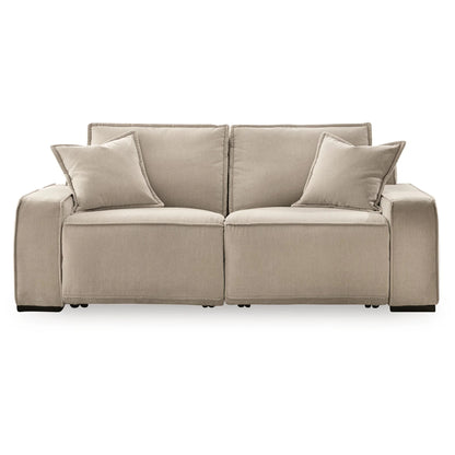 Carceri - 2-Piece Power Reclining Sectional Loveseat - Cashmere