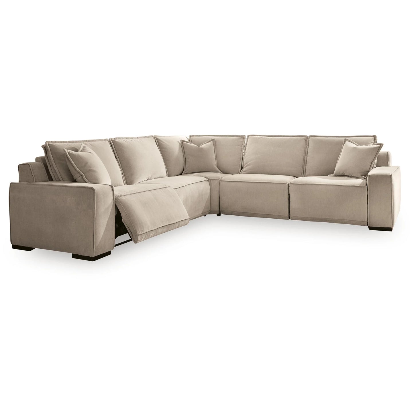 Carceri - 5-Piece Power Sectional Reclining Sofa - Cashmere