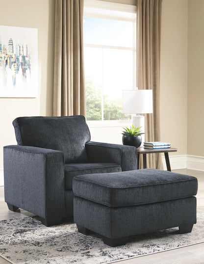 Altari - Slate - 4 Pc. - Sofa, Loveseat, Chair, Ottoman