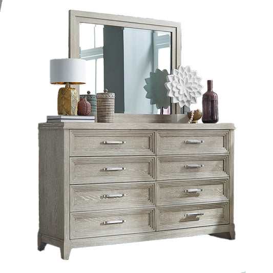 Belmar - Dresser & Mirror - Washed Taupe