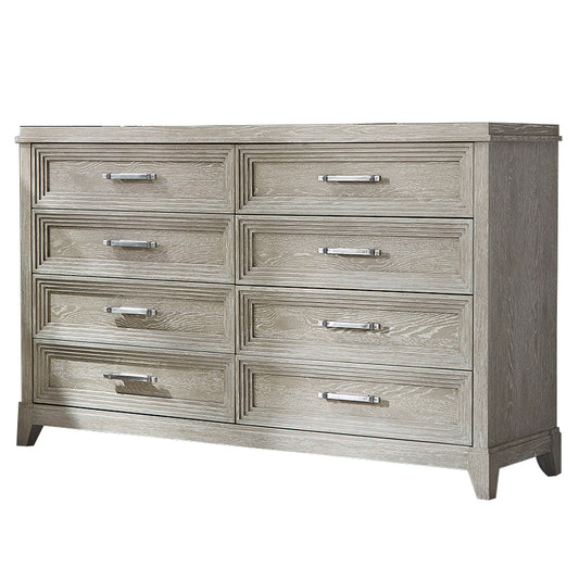 Belmar - 8 Drawer Dresser - Washed Taupe