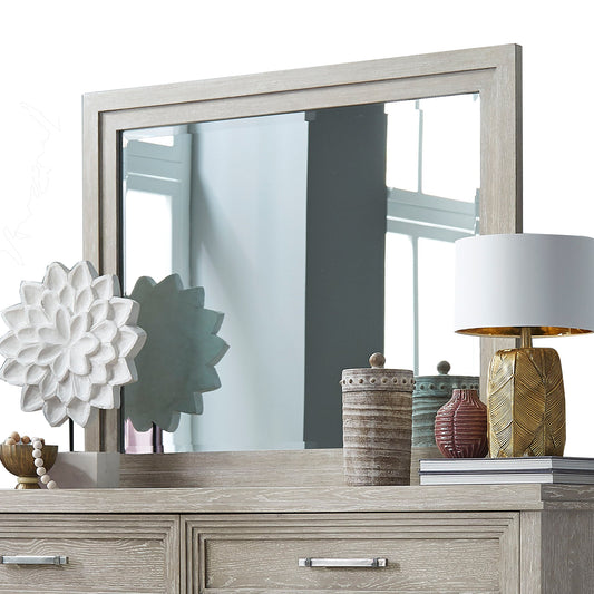 Belmar - Landscape Mirror - Washed Taupe