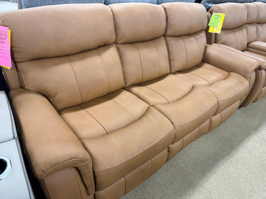 Power Leather Reclining Sofa