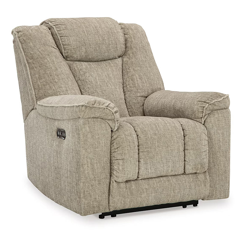 Hindmarsh - Stone - Power Recliner/ Adj Headrest