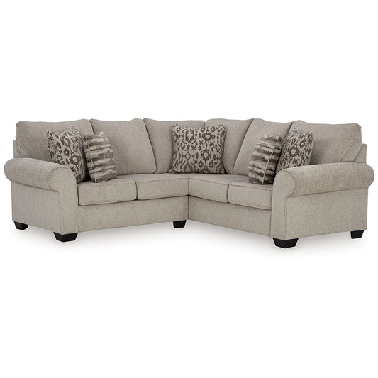 Claireah - Umber - 2-Piece Sectional With Raf Sofa With Corner Wedge