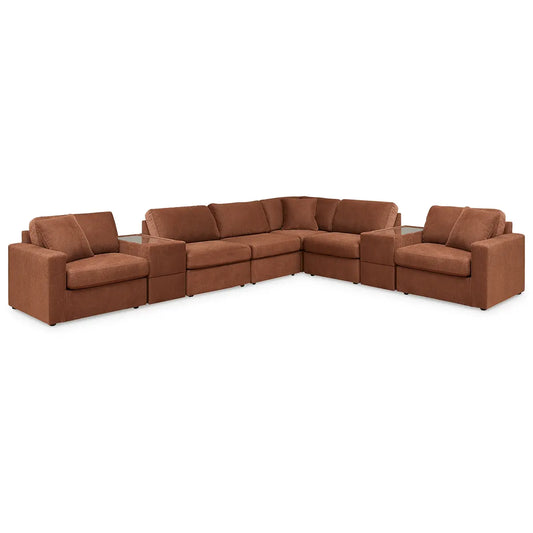 Modmax - Spice - 8-Piece Sectional With 2 Storage Consoles