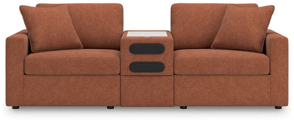 Modmax - Spice - 3-Piece Sectional With Audio System Console