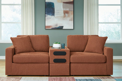 Modmax - Spice - 3-Piece Sectional With Audio System Console