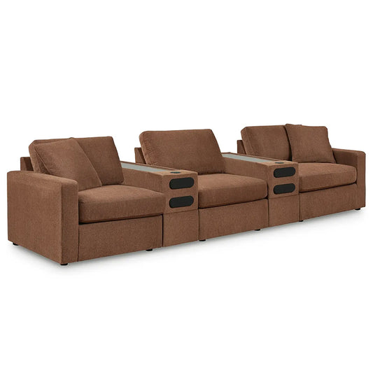 Modmax - Spice - 5-Piece Sectional With 2 Audio System Consoles