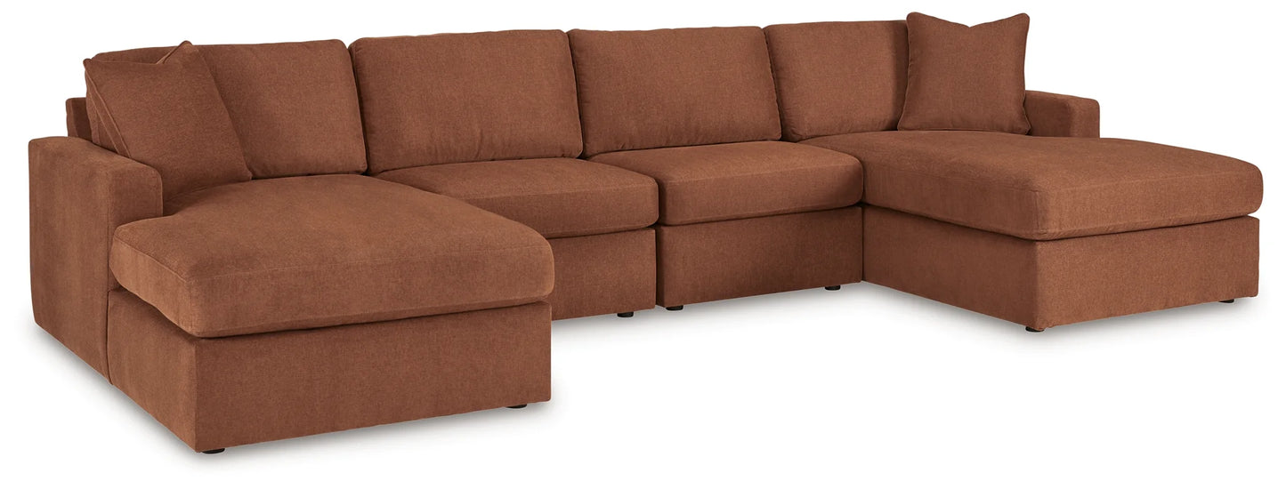 Modmax - Spice - 4-Piece Sectional With Laf And Raf Corner Chaises