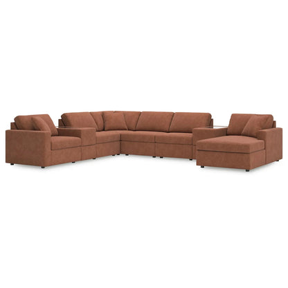 Modmax - Spice - 8-Piece Sectional With Raf Corner Chaise And Storage Consoles