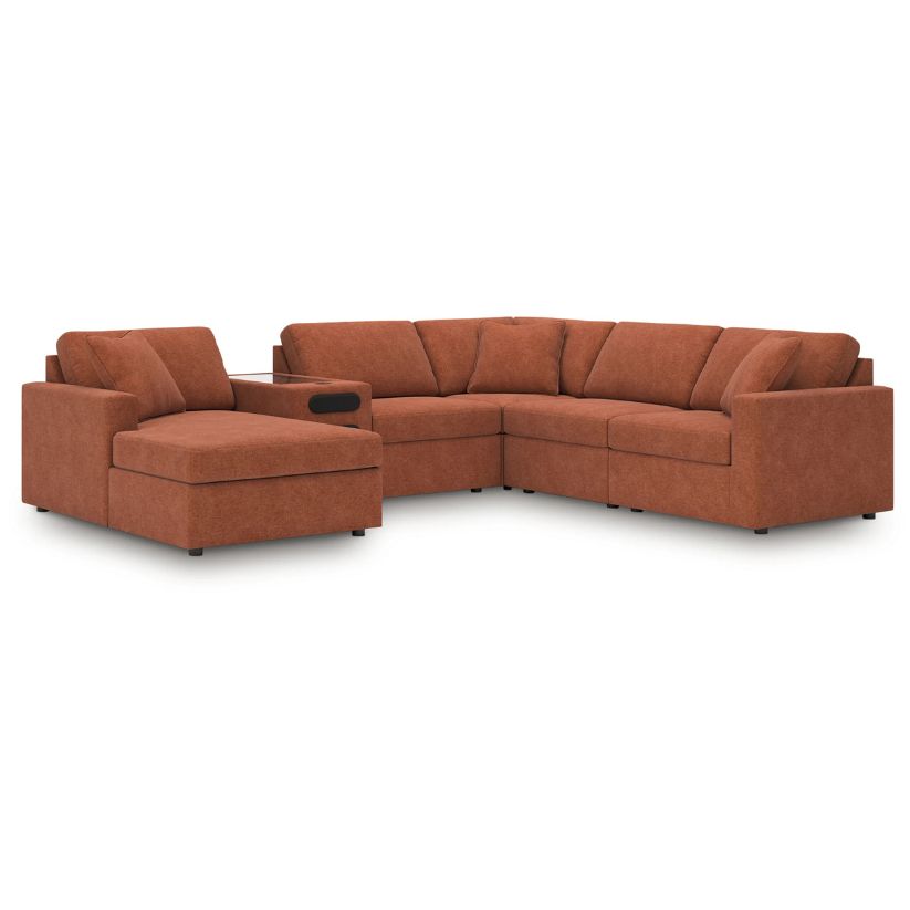Modmax - Spice - 6-Piece Sectional With Audio System And Laf Corner Ch ...