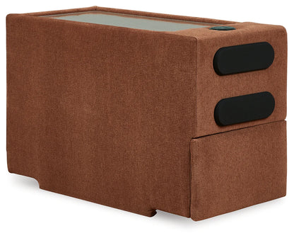 Modmax - Spice - 5-Piece Sectional With Audio System And With Storage Console