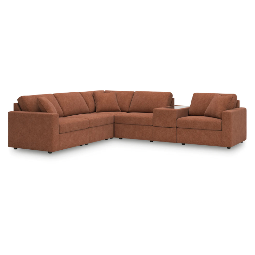 Modmax - Spice - 6-Piece Sectional With Storage Console