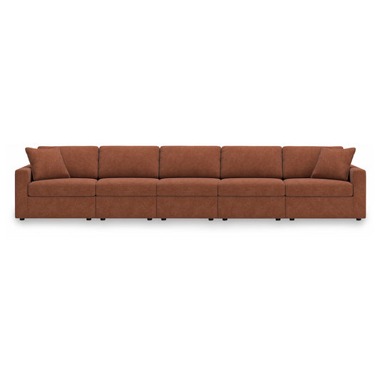Modmax - Spice - 5-Piece Sectional With 3 Armless Chairs And LAF / RAF Corner Chairs