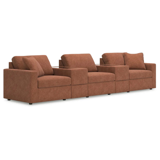 Modmax - Spice - 5-Piece Sectional With Storage Consoles