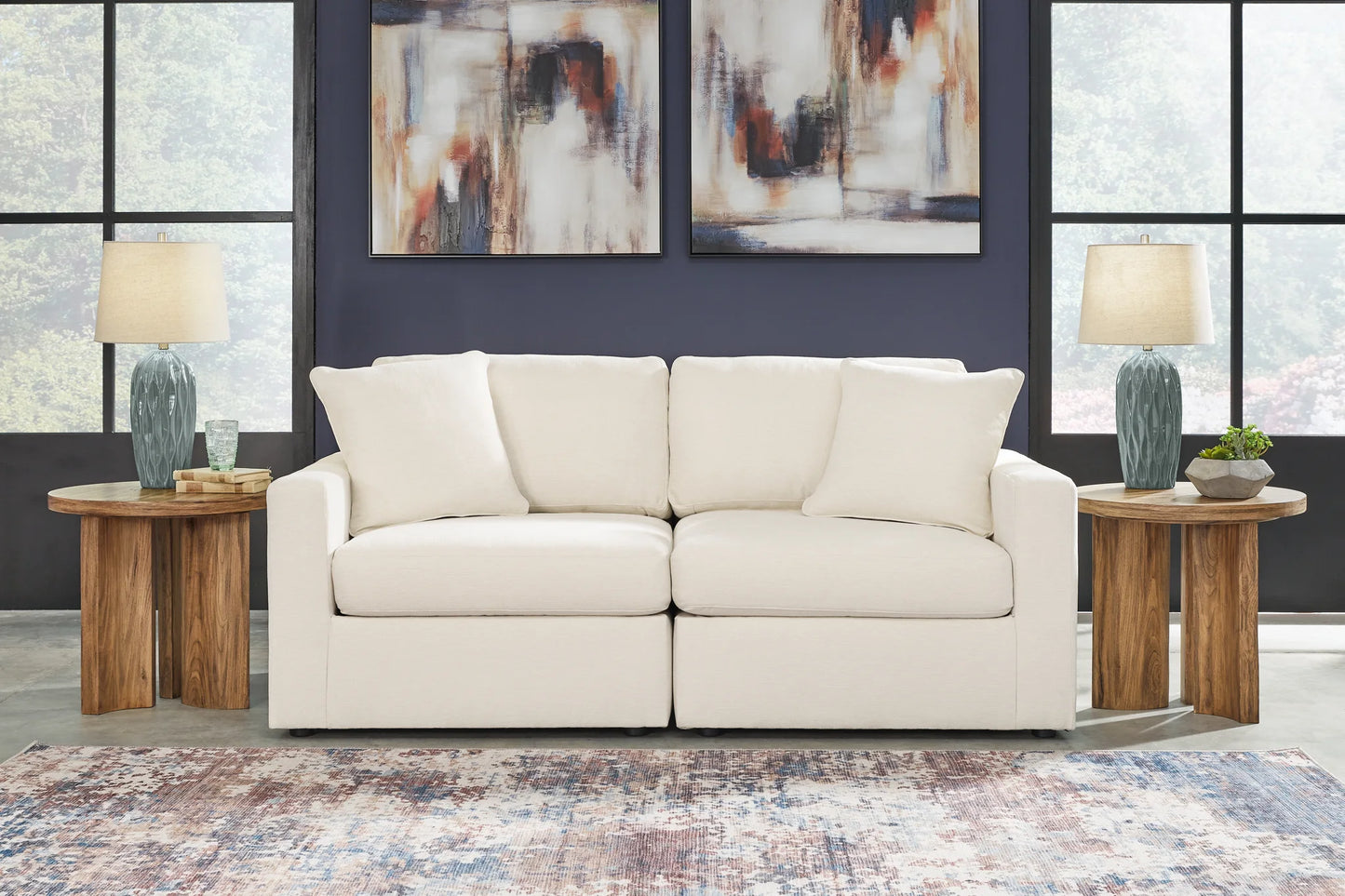 Modmax - Oyster - 2-Piece Sectional 1