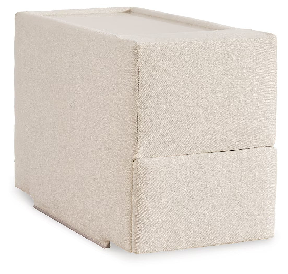 Modmax - Oyster - 4-Piece Sectional With Raf Corner Chaise And Storage Console