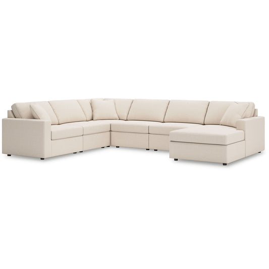 Modmax - Oyster - 6-Piece Sectional With Raf Corner Chaise