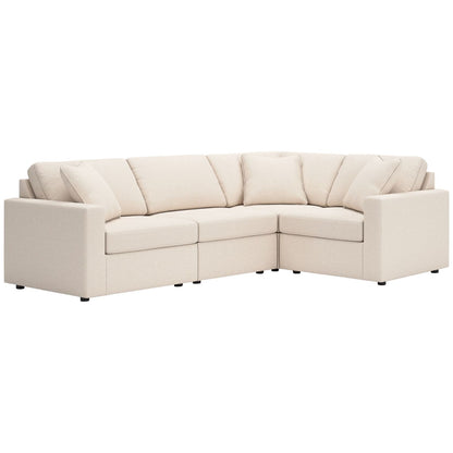 Modmax - Oyster - 4-Piece Sectional With LAF / RAF Corner Chairs