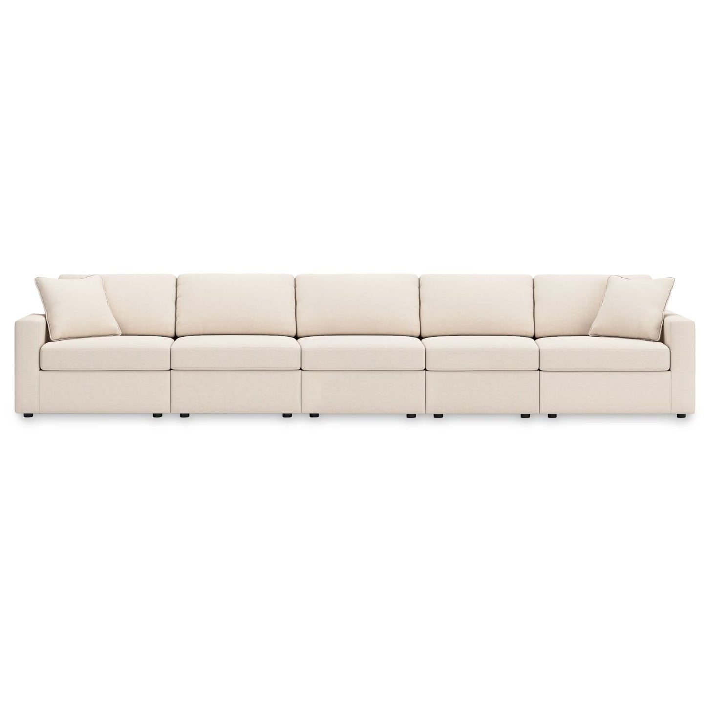 Modmax - Oyster - 5-Piece Sectional With 3 Armless Chairs