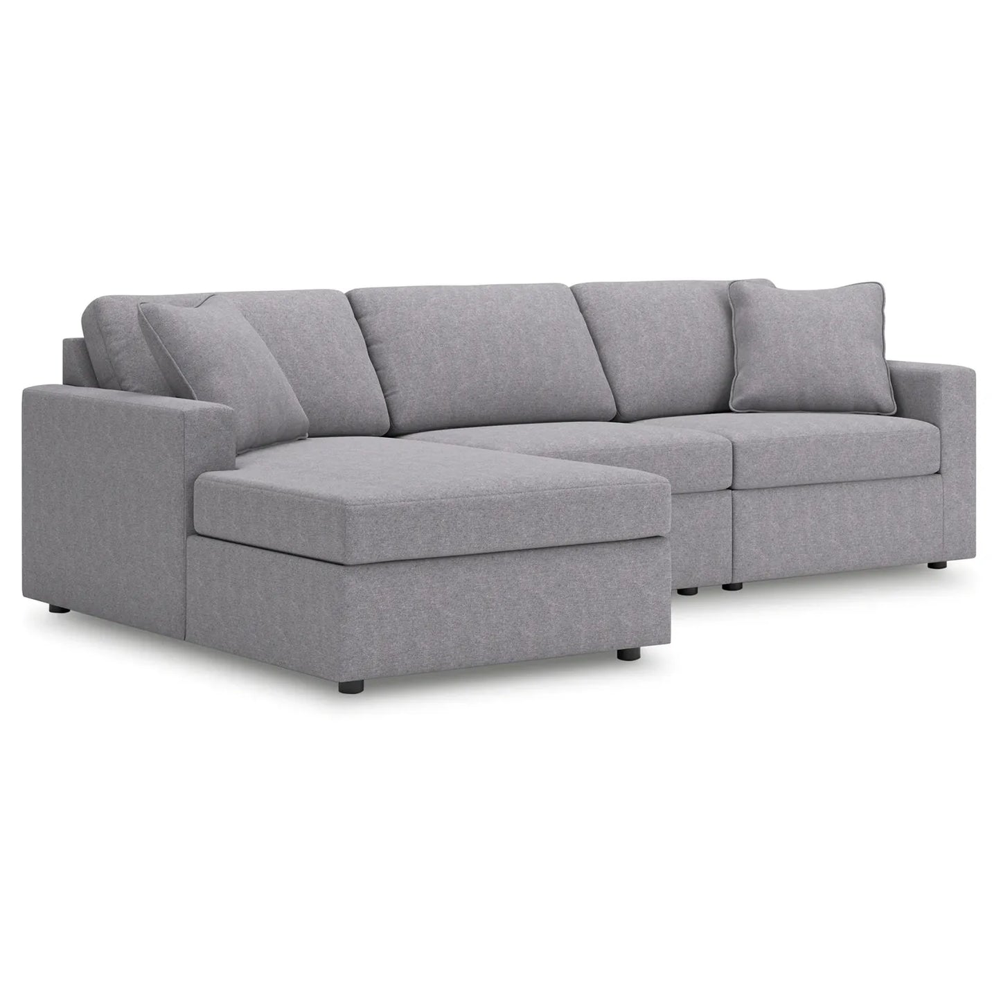 Modmax - Granite - 3-Piece Sectional With Laf Corner Chaise