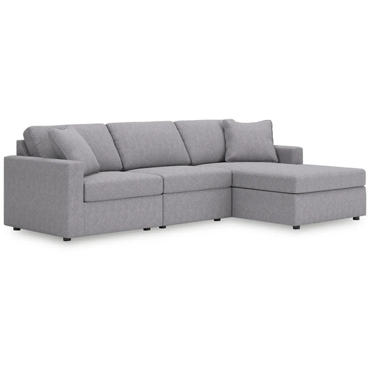 Modmax - Granite - 3-Piece Sectional With Raf Corner Chaise