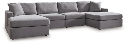 Modmax - Granite - 4-Piece Sectional With Laf And Raf Corner Chaises