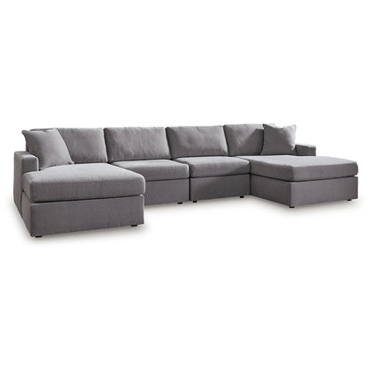 Modmax - Granite - 4-Piece Sectional With Laf And Raf Corner Chaises